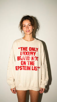 Vintage Balenciaga Epstein List Reworked Crew