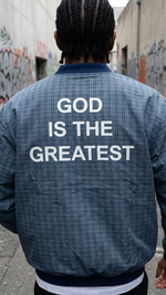 Vintage Descente God Is The Greatest Reworked Crew
