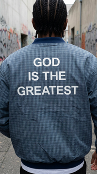 Vintage Descente God Is The Greatest Reworked Crew