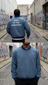 Vintage Descente God Is The Greatest Reworked Crew