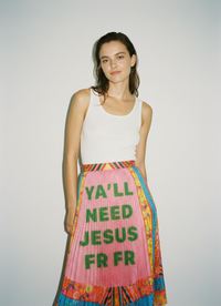 Vintage Missoni Yall Need Jesus Reworked Skirt