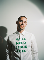 Vintage Jil Sander Yall Need Jesus Reworked Shirt