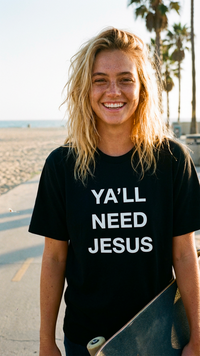 Jesus Graphic Tee “Y’all Need Jesus” T-Shirt